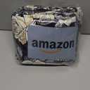 MICORAL Black White Rose Boho Floral Queen Sheet Set, 4-Piece Printed Botanical Bed Sheets, 16" Deep Pocket, Ultra Soft & Cooling Sheet, Oeko-TEX Certified, Black White Rose