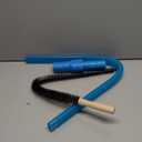 Holikme 2 Pieces Dryer Vent Cleaner Kit, Dryer Lint Vacuum Attachment and Flexible Dryer Lint Brush, Dryer Vent Vacuum Hose Attachment,Blue