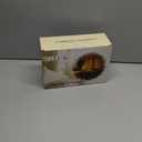 Real Wax Battery Operated Flameless Pillar Candles with Remote Timer Gold Glass Shell Realistic Black Wick Flickering Electric LED Lights for Wedding Halloween Christmas Decorations 3 Pack