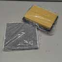 Engine+Cabin Air Filters (All Only Fit Hybrid, Not Gas!) Fit for 2016-2018 Toyota RAV4 Hybrid 2.5L, 2010-2015 Prius Hybrid 1.8L Engine Air Filter Replacement# 17801-37020 CF10285