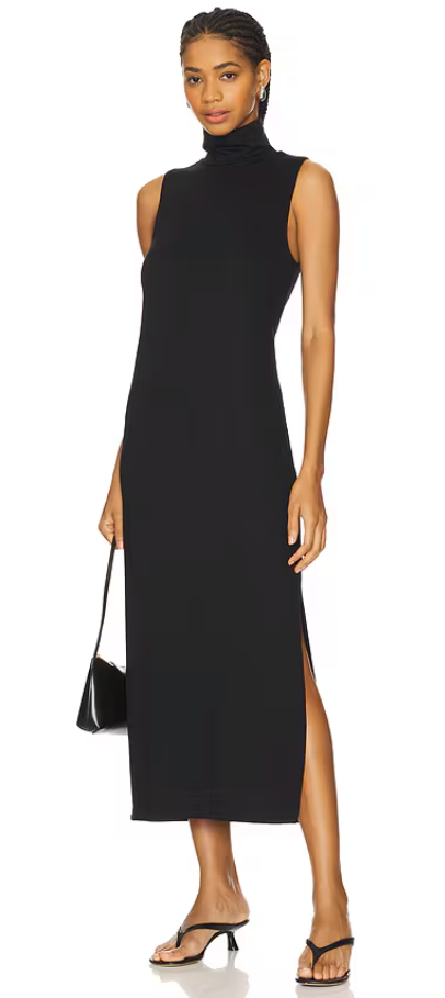 Sleeveless Turtleneck Dress, Size S