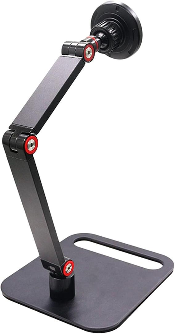 RENYUSKY iPad Stand Tablet Holder Portable Monitor Mount Adjustable for Desk Bed Home Office Magnetic Accessories, for 16" iPad Pro 12.9, Air/Mini, Samsung Galaxy Tabs Z Fold Kindle Fire