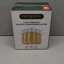 FOCUSLINE 24 Pack 9 Oz Clear Plastic Champagne Flutes, Stemless Plastic Champagne Glasses Clear, Heavy Duty Toasting Glasses, Shatterproof and Disposable Cups Perfect For Any Party