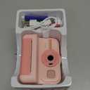 HiMont Kids Camera Instant Print, 1080P HD Instant Print Camera for Kids with 3 Rolls Print Paper & 32GB Card, Selfie Digital Camera for Kid, Ideal Kid Toys Gifts for Boys & Girls Age 3-14 (Pink)