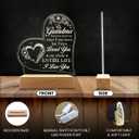 SANDJEST Acrylic Night Light Gifts for Grandmother, Sentimental Gifts for Grandma Nana Mimi on Birthday Christmas Valentines
