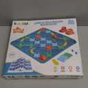 Kids Toys STEM Board Games - Large Size Logical Road Builder Educational Brain Teasers Puzzles Toys, Preschool Learning Montessori Big Board Maze Birthday Gifts Kids Boys Girls Age 4-8 Year Old (Turquoise)