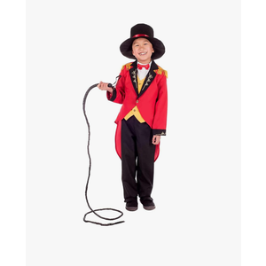 fun shack Ringmaster Costume Kids, Circus Ring Master Costume Boys, Boys Halloween Costumes, Halloween Costumes for Kids Medium