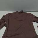 MANGOPOP Women's Mock Turtle Neck Long Sleeve Tops Bodysuit Jumpsuit, Large