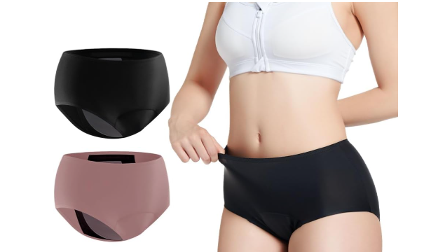 Carer Incontinence Underwear for Women Washable Leakproof Underwear for Women 150ml Super Absorbent Bladder Leak Proof Underwear for Womens Bladder Leakage Protective,  M