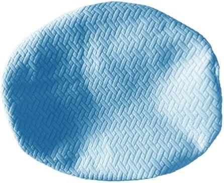 Dining Chair Seat Cover, Chair Protector Cover, Nonslip Protection Seat Slipcover Chair Seat Cushion Protector for Study Room, Blue, Size 32 inch