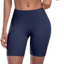 CHRLEISURE High Waisted Spandex Biker Shorts, Workout Booty Soft Yoga Shorts for Women (XL)