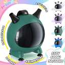 Balloon Pump Electric, Portable Balloons Inflator Air Pump Dual Nozzle, 110V Small Electric Balloons Blower Machine Corded, 600W for Latex Foil Balloon Arch Garland Party Decorations Supplies, Dark Green