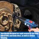 Wheel Hub Cleaning Tool Kit, Wheel Hub Resurfacing kit Includes 7 Pads, Fits Power Drill & 1/2" Impact Driven Wrenches, for Wheel Studs, Hubs, Rotors and Surface of Hub Cleaning
