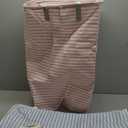 Lifewit 2 Pack Laundry Hamper Large Collapsible Laundry Basket, Freestanding Waterproof Cloth Hamper with Easy Carry Handles in Laundry Room Bedroom Bathroom Dorm for Adult, Pink&Blue, 2 x 80L