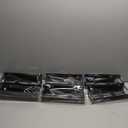 Magnetic Spice Rack Organizer for Fridge Seasoning Organizer for Kitchen storage with Screw Magnetic Shelf for Refrigerator and Oven(6pack-Black)