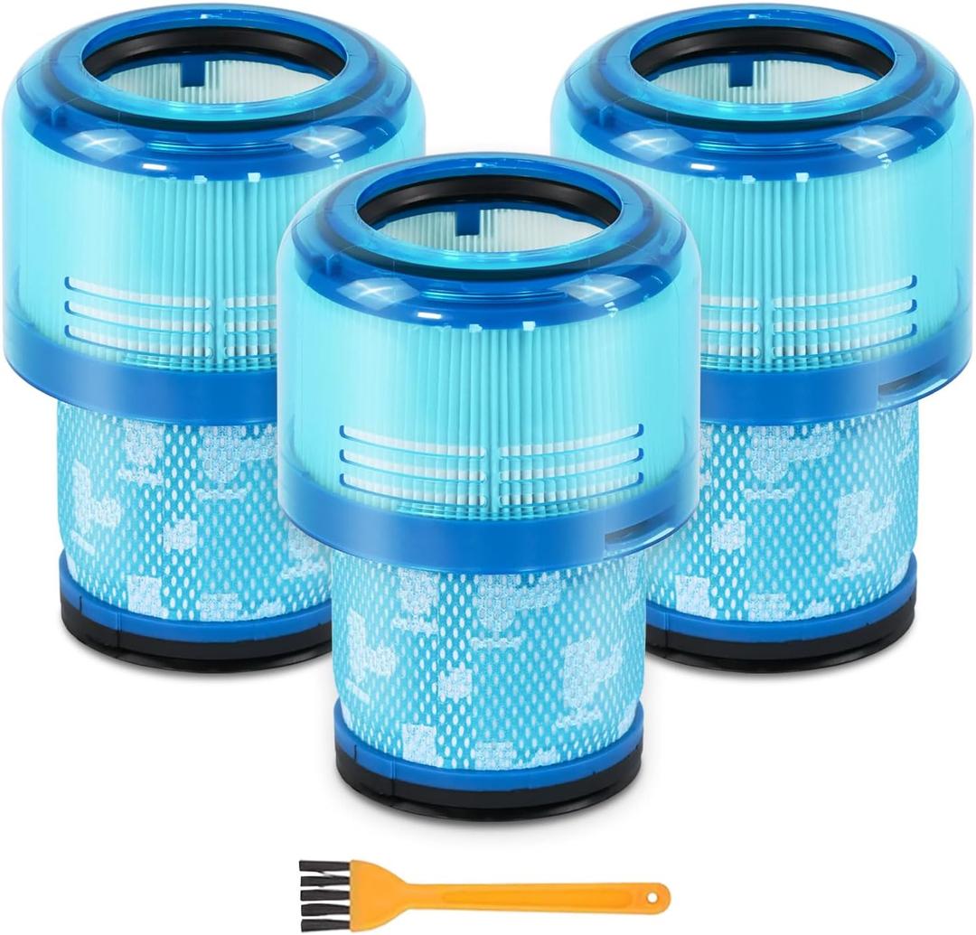 3 Pack V15 Vacuum Filters Replacement for Dyson-V15 Detect | V15 Detect Absolute, V15 Submarine, Dyson-V11 Animal Filter, Dyson-V11 Filter, Dyson-V15 Detect Filter, Part 970013-02