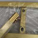 Fivenl Arch Backdrop Stand 6.6FT Balloon Arch Stand Stable Gold Wedding Arch Frame Metal Arch Backdrop Stand for Wedding Ceremony Birthday Party Bridal Baby Shower Banquet Decoration