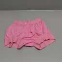 Adult Plastic Pants Diaper Cover Rubber Underwear for Incontinence Leak Proof Noiseless Waterproof Durable (S(Women size), Pink)