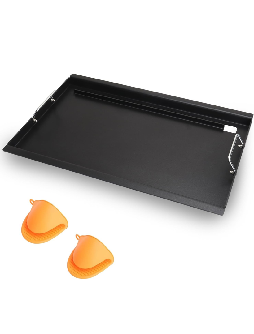 BMMXBI Griddle Insert for Charbroil Performance Gas Grill 5 Burner Flat Top Griddle for Char-broil 463243518 463243519 463275717 463372017 463348017 Grills Plate, G470-0002-W1 Grates Replacement Parts,18" Full Size