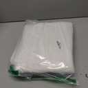 Buganda Memory Foam U-Shaped Contour Toilet Rugs, Non Slip Absorbent Toilet Mat, Thick Soft Washable Bathroom Rugs, Floor Carpet Bath Rugs Mat for Toilet Base (24" x 24", White)