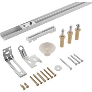 Richelieu Hardware 14014WBC Onward Bi-Fold Door Hardware Kit 36-in (914 mm) Track, White