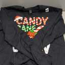 Candy Cane Crew Shirt Adult Men Women Kids Christmas Pajamas Sweatshirt, S