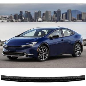 BIBLOZ Rear Bumper Protector Compatible with Toyota Prius 2023 2024 2025(Include Hybrid) Accessories ABS Material Rear Bumper Guard Trim