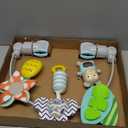 Taf Toys Tropical Arch Adjustable Infant Car Seat & Stroller Toy for Infant & Toddlers, Stroller Arch, Baby Crib Toys Clips on Prams/Car Seats/Bouncers Encourages Motor Skills & Sound Exploration