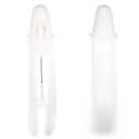 150cm/4.9 feet White Extra Long Anime Wig Heat resistant Straight Synthetic Hair Wig for Costume 