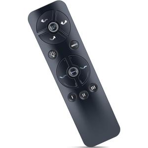 ZWP Remote Control Replacement Compatible for Pemberly Row, Blissful Nights, Sleep Science QSeries Pro Adjustable Bed, Black