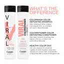 Celeb Luxury Viral Colorwash, Professional Semi-Permanent Hair Color Depositing Shampoo, Rose Gold