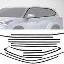 Black Window Trim for Toyota Highlander 2020-2026 Chrome Delete Blackout