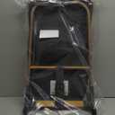 Foldable Baby Bouncer, Baby Seat with 3 Adjustable Heights, Portable Newborn Rocker, Ergonomic Bouncy Seat for Natural Bounce, Bouncer for Babies 0-6 Months, Soft Cotton (Charcoal Gray)