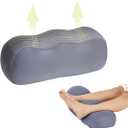 Leg Pillows for Sleeping, Knee Support Pillow Bolster Pillow for Legs Foot Elevation Swelling Relief Pain Pillow, Leg Pillow for Lower Back Pain (Dark Gray)