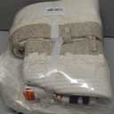 Baby Changing Basket, Boho Moses Baskets for Newborn, Baby Basket for Baby Dresser, Diaper Changing Basket for Baby with Diaper Caddy, Cartoon Changing Pad, Waterproof Sponge Cushion, Storage Bag (White&Brown)