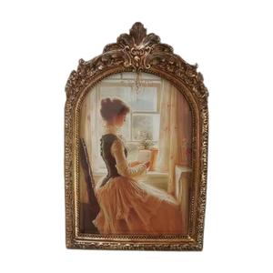 Photo Frame Delicate Stylish Picture Frame for Living Room Bedroom Birthdays 14cmx2cmx22cm