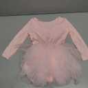 Tutu.kk Girls' Camisole Dance Tutu Leotard with Fluffy 4-Layers Ballet Dress for Ballerina (Long-ballet Pink), Size: 12-24 Months