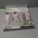 Peel and Stick Backsplash Tile for Kitchen and Bathroom Wall,3D Grey Panel Removable Wallpaper(10 Pack of 13.5"x11.5")