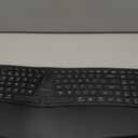 TECKNET Wireless Ergonomic Keyboard Rechargeable, 2.4G+Bluetooth Ergo Cordless USB Computer Keyboard, Wrist Rest, Natural Typing, Stain-Resistant Fabric, Compatible For Windows Computer Desktop Laptop