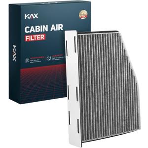KAX Cabin Air Filter, CF10373 Replacement for Jetta, Passat, Tiguan, Beetle, Golf, CC, Rabbit, GTI, R32, A3, A3 Quattro, Q3, TT, w/Activated Carbon Passenger Compartment Air Filter
