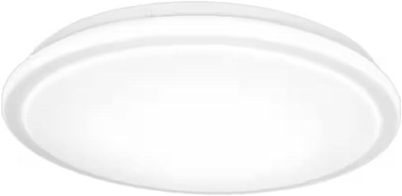 Commercial Electric LED CR Changing Color Flush Mount Light, White, 16 inch, 24 Watts, Indoor Use