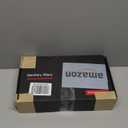 RNDIOZD Matte Black Bathroom Faucets, Waterfall Bathroom Sink Faucet Modern Single Handle Bathroom Faucte 1 or 3 Hole, RV Mixer Tap Vanity Faucet - Includes Pop-up Drain Supply Hoses Deck Plate