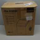 Silonn Ice Maker Countertop 44lbs/Day, Ice Cube Maker with Self-Cleaning, Stainless Steel Ice Machine with 2 Water Fill Options, Compact for Home Office Bar Party