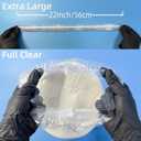 2 x 100pcs Extra Large Bowl Covers Bread Proofing, Fits Bowls Up to 13", Shower Caps for Sourdough Bread Baking Supplies accessories, BPA Free, Food Grade (Diameter 14")