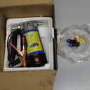 AIGMISON 12V 100W Engine Oil Pump, Electric Oil Change Extractor PumpElectric Fluid Transfer Pump for Engine Oil, Equipped With 3 Pipes-Low Noise