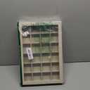 Wudygirl Jewelry Organizer Stackable Jewelry Tray for Drawer Velvet Earring Holder Organizer with Lid Dust-proof Earring Case Ring Storage for Women Drawer Inserts 24 Grid (Beige)