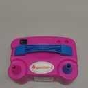 IDAODAN Electric Balloon Pump, Portable Electric Balloon Blower Machine Balloon Air Pump Dual Nozzle Rose Red 110V 600W Balloon Inflator for Party Decorations