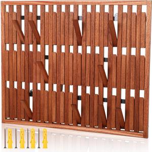 Weysat Piano Coat Rack with 51 Hooks 24 x 30'' Large Coat Rack Wall Mount