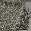 Collive Hallway Runner Rug, 2' x 5' Soft Washable Kitchen Runner Rug, Olive Green/Cream Contemporary Modern Laundry Room Rugs Indoor Hand-Woven Cotton Carpet for Bedroom Entryway Front Door Farmhouse