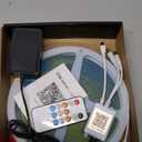 Yeewhale COB LED Strip Lights 100ft, 6000K DC 24V Dimmable White Flexible LED Rope Lights for Bedroom, with Remote and app Control LED Lights Strip for Living Room, Shelf, Cabinet (2 Rolls of 50ft)